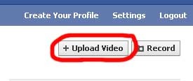 Facebook Upload Video